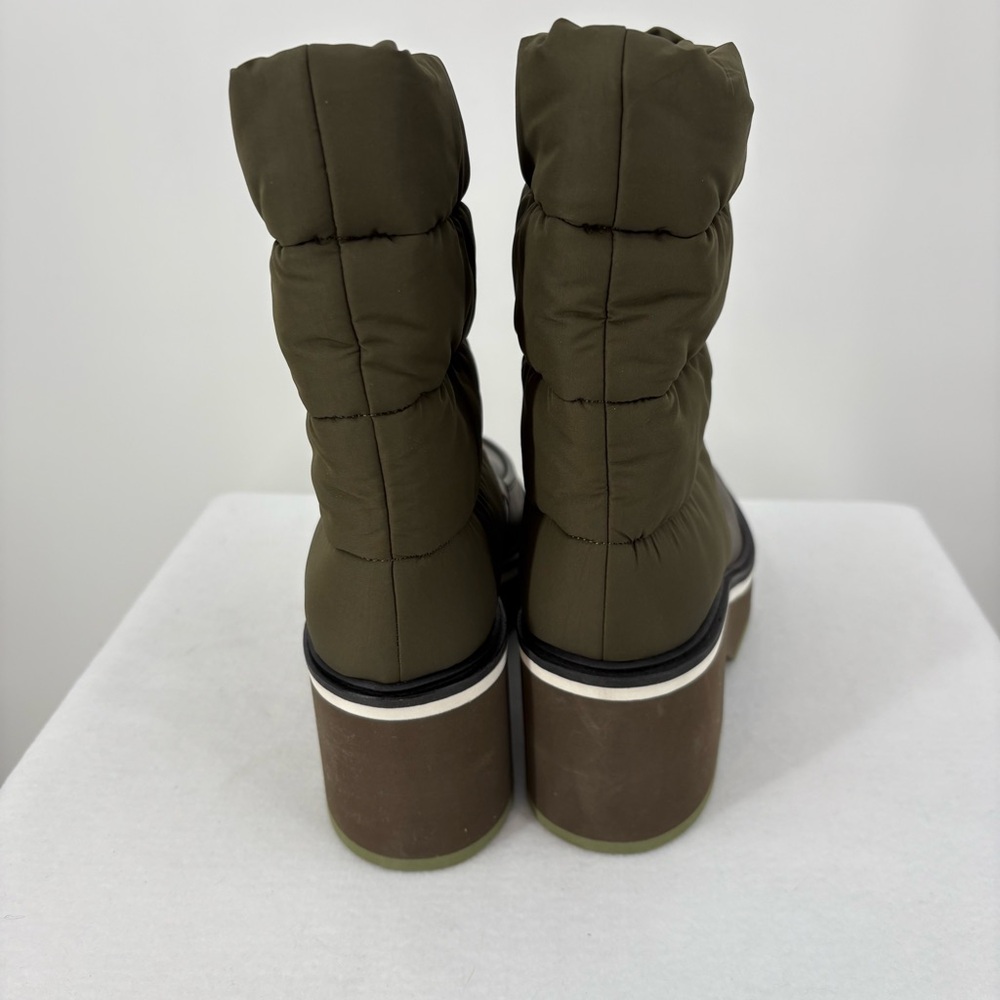 Clergerie Ally 70mm Leather Ankle Boots 39 Green - Picture 3 of 8